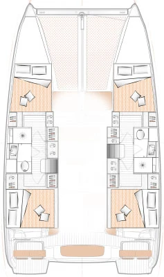 Catamaran rental with or without captain Excess Lefkáda