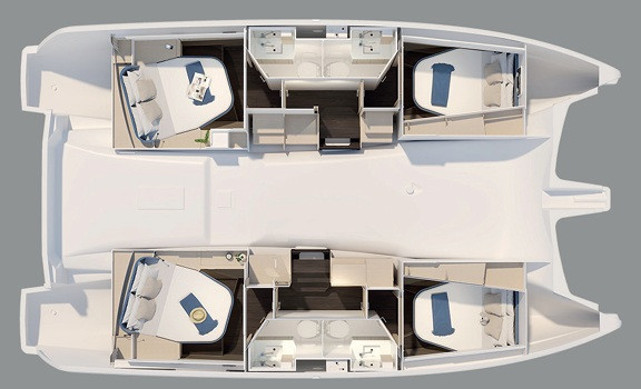 Fountaine Pajot Fountaine Pajot FP 41 Quatuor 3 charter bareboat or captained in  Kos
