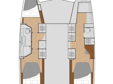 Catamaran rental in Annapolis - Fountaine Pajot Isla 40