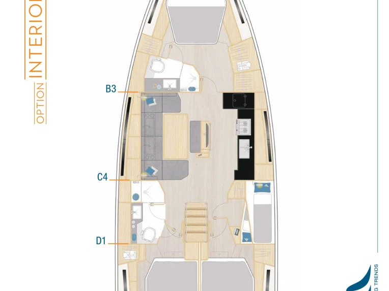 Hanse Hanse 460 charter bareboat or captained in  Marseille