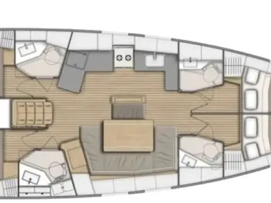 Sailboat rental in Göcek - Bénéteau Oceanis 46.1