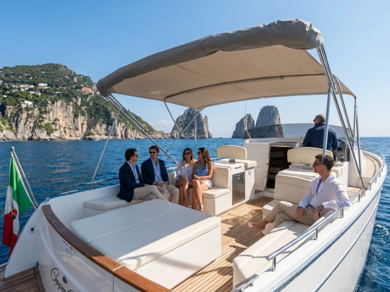 Allure 38 charter bareboat or captained in  Positano