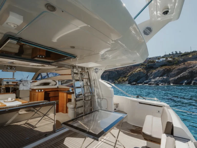 Ferretti Ferretti 480 charter bareboat or captained in  Mykonos (City)