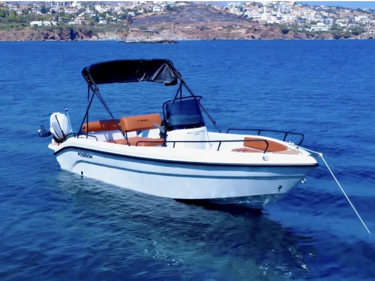 Poseidon Blu Water 170 charter bareboat or captained in  Anavyssos