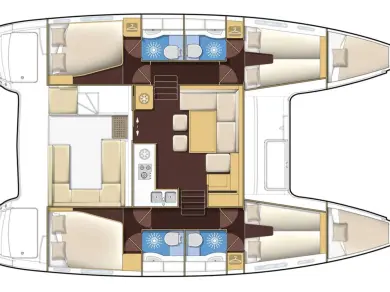 Bareboat Rental Catamaran Lagoon with a boat licence