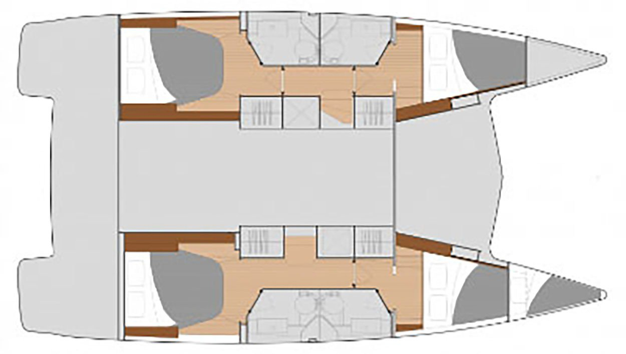 Fountaine Pajot Isla 40 charter bareboat or captained in  Propriano
