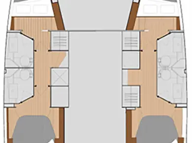 Catamaran rental in Gouvia - Fountaine Pajot Lucia 40