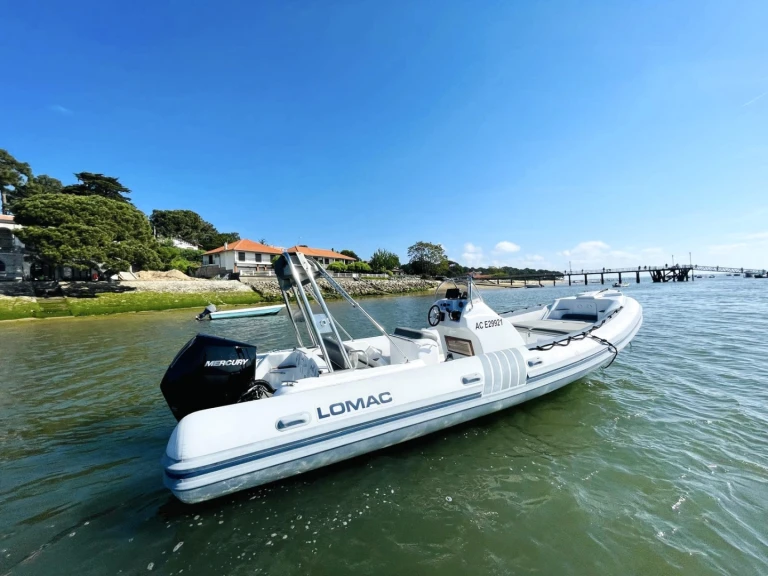 Bareboat Rental RIB Lomac with a boat licence