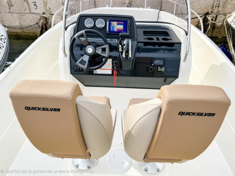 Motorboat rental with or without captain Quicksilver Split