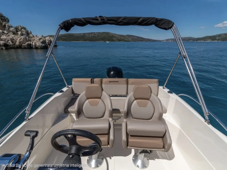 Quicksilver Activ 605 Open charter bareboat or captained in  Split