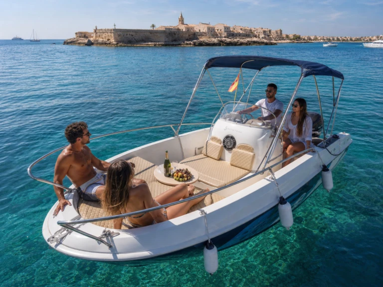 Bénéteau Flyer 550 charter bareboat or captained in  Port of Alicante