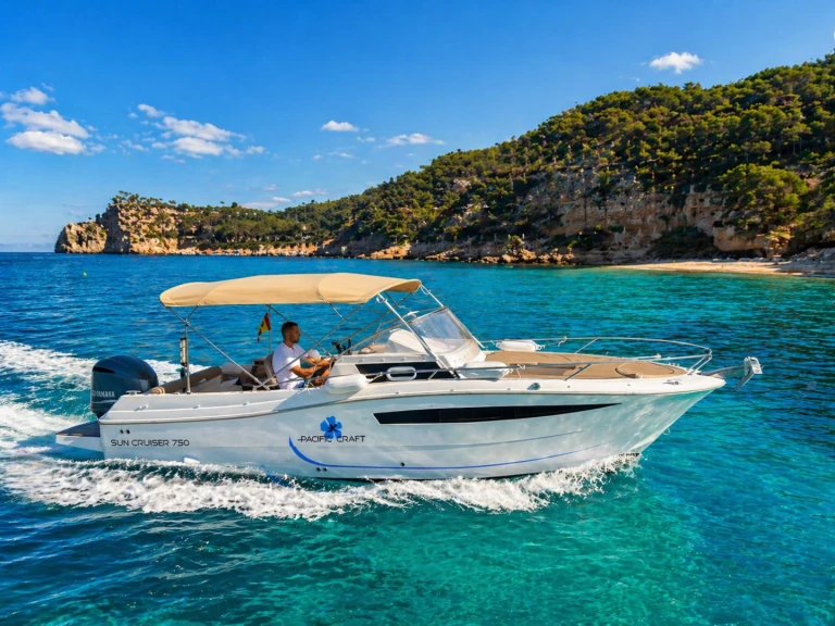 Motorboat rental with or without captain Pacific Craft Palma de Mallorca