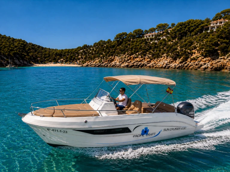 Yacht charter Palma de Mallorca cheap Pacific Craft 630