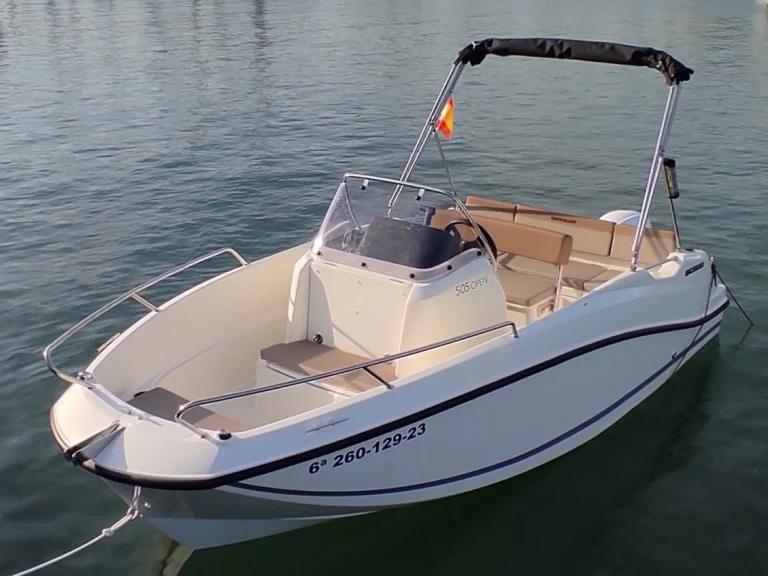 Quicksilver Activ 505 Open charter bareboat or captained in  Can Pastilla