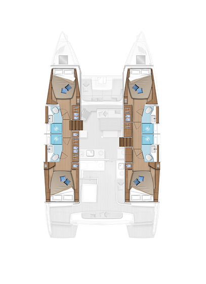 Catamaran rental in Sant Antoni de Portmany - Lagoon Lagoon 46