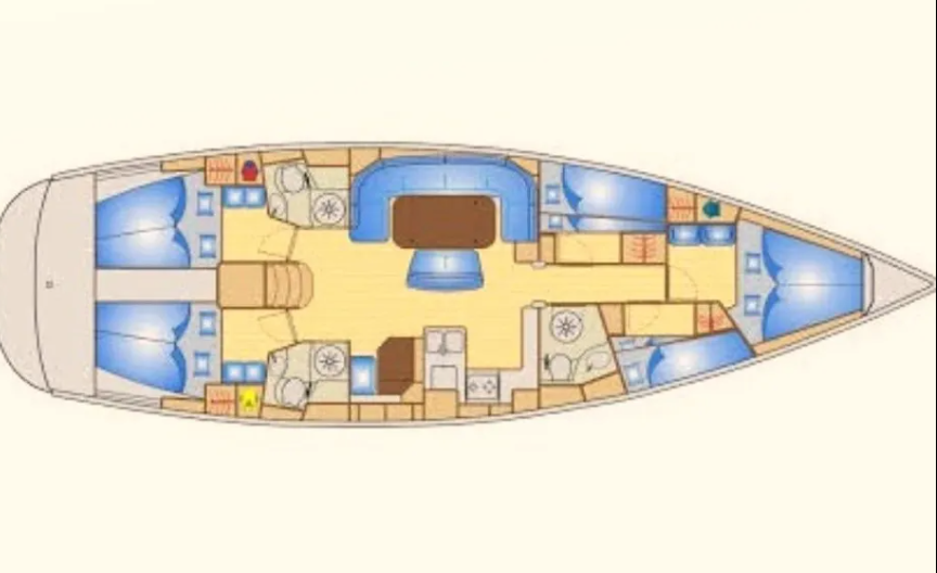 Bareboat Rental Sailboat Bavaria with a boat licence