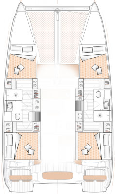 Bareboat Rental Catamaran Excess with a boat licence