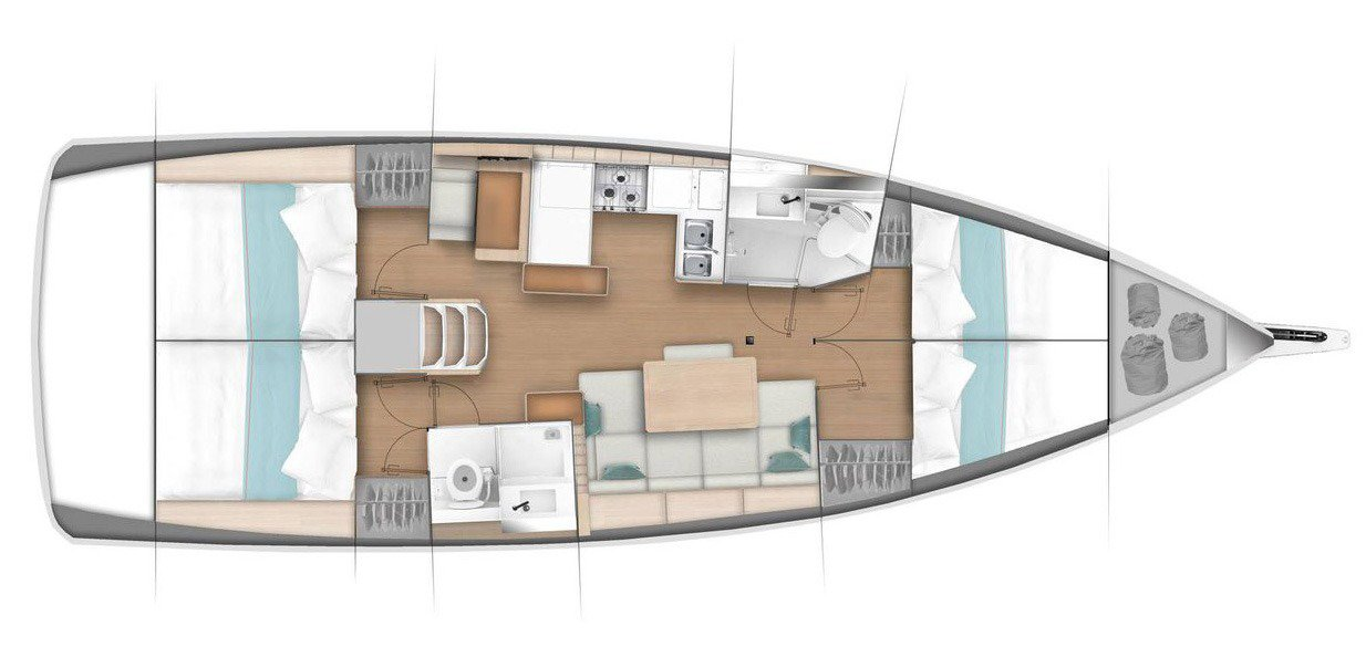 Yacht charter Gouvia cheap Sun Odyssey 440