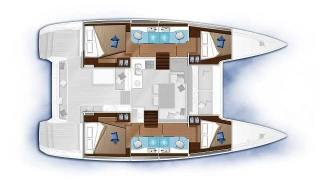 Lagoon Lagoon 40 charter bareboat or captained in  Rhodes (City)