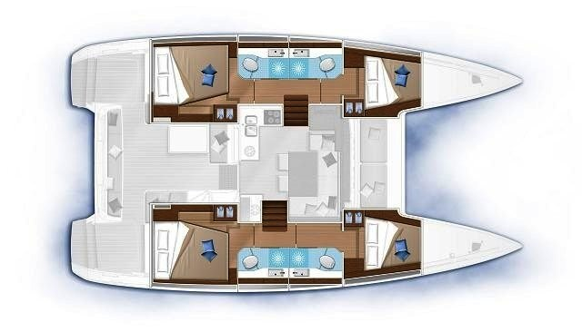 Lagoon Lagoon 40 charter bareboat or captained in  Rhodes (City)