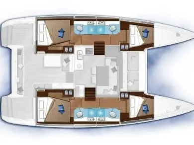 Lagoon Lagoon 40 charter bareboat or captained in  Rhodes (City)