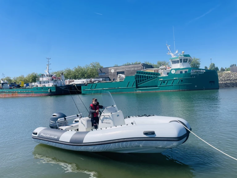 Bareboat Rental RIB Zodiac with a boat licence