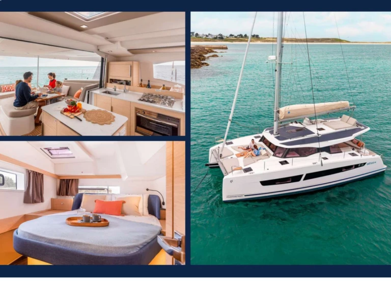 Catamaran rental in Heraklion - Fountaine Pajot 41