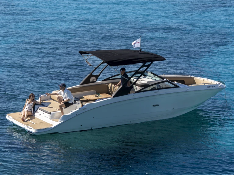 Motorboat rental with or without captain Sea Ray Mahon Port