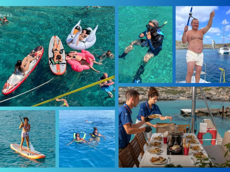 Catamaran rental with or without captain Bali Palaióchora
