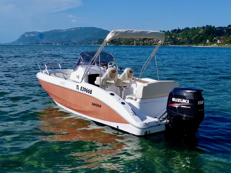 Motorboat rental with or without captain Sessa Marine Aix-les-Bains