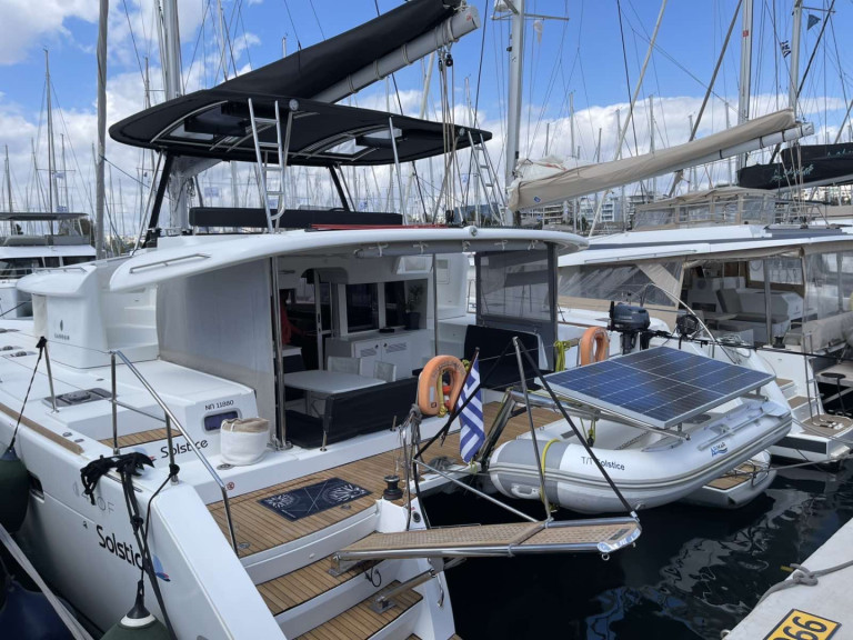 Lagoon Lagoon 450 F charter bareboat or captained in  Alimos