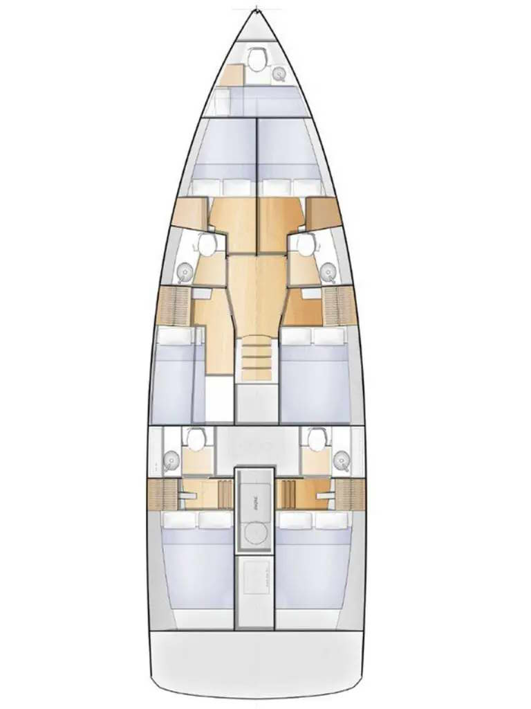 Jeanneau Sun Loft 47 charter bareboat or captained in  Zadar