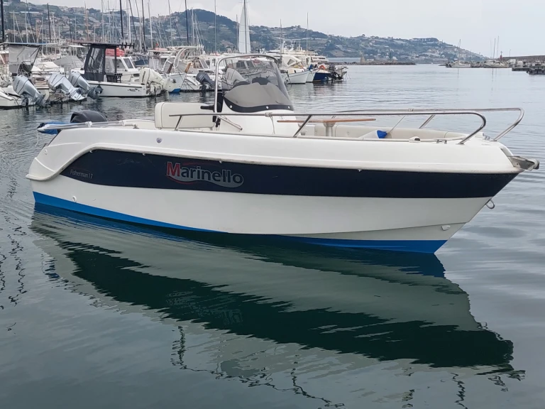 Yacht charter Sanremo cheap Fisherman 17