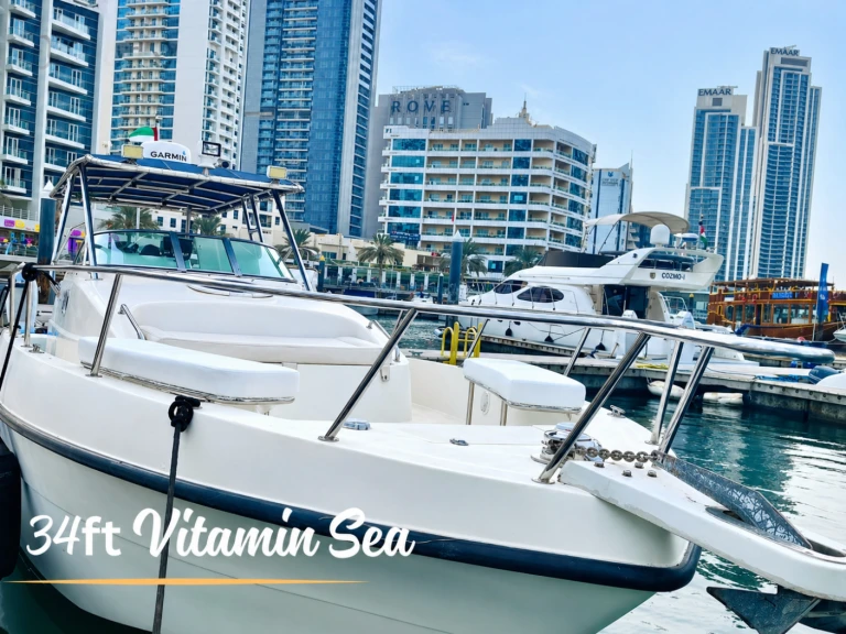 Motorboat rental with or without captain Custom Dubai Marina