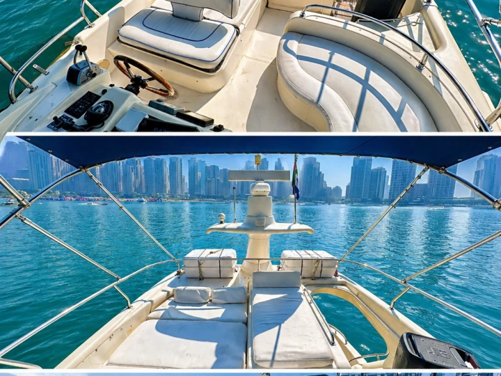 Motorboat for rent Dubai Marina at the best price