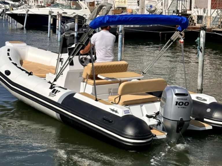 Bareboat Rental RIB Tiger with a boat licence
