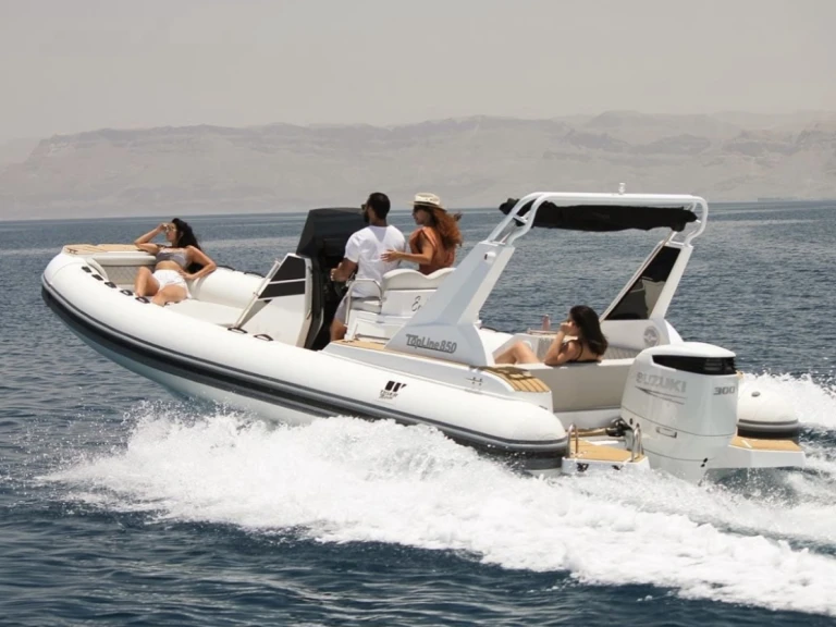 Bareboat Rental RIB Tiger with a boat licence