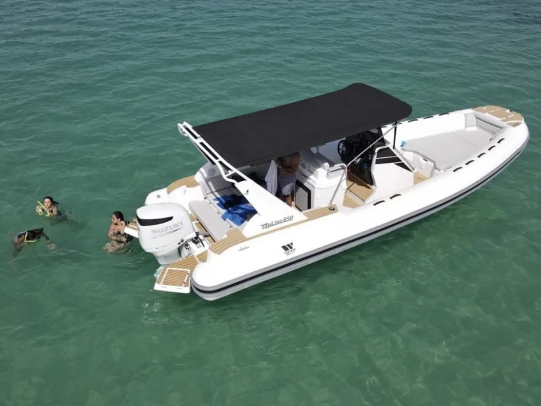 Tiger 850 TOPLINE charter bareboat or captained in  Empuriabrava