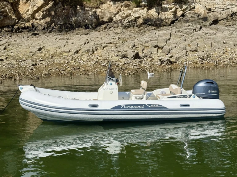 Capelli Tempest 570 charter bareboat or captained in  Combrit