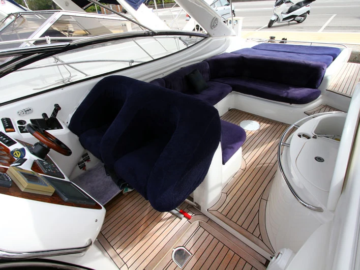 Sunseeker Superhawk 48 charter bareboat or captained in  Nice