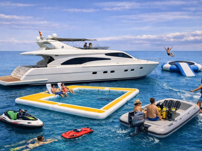 Luxury Yacht rental in Ibiza Town - Ferretti Ferretti 68 Anniversary