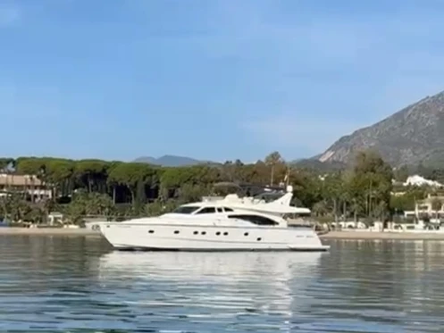 Bareboat Rental Luxury Yacht Ferretti with a boat licence