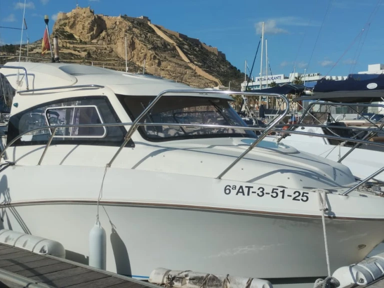 Motorboat rental with or without captain Quicksilver Alicante