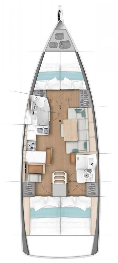 Sailboat rental in Göcek - Jeanneau Sun Odyssey 440