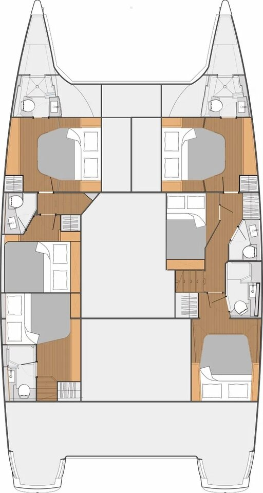 Bareboat Rental Catamaran Fountaine Pajot with a boat licence