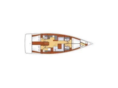 Sailboat rental in Seget Donji - Bénéteau Oceanis 55
