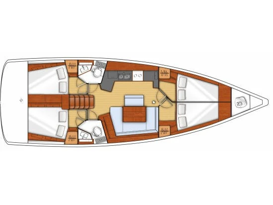 Sailboat rental in Villa San Giovanni - Bénéteau Oceanis 45