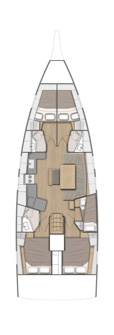 Yacht charter Gouvia cheap Oceanis 46.1