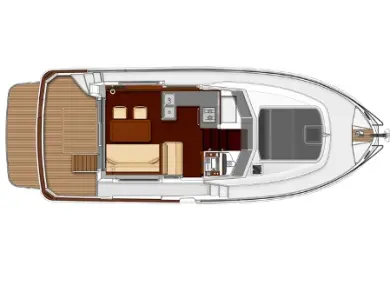 Bareboat Rental Motorboat Bénéteau with a boat licence