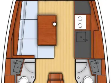 Boat rental Bénéteau Oceanis 38.1 in Seget Donji on Samboat